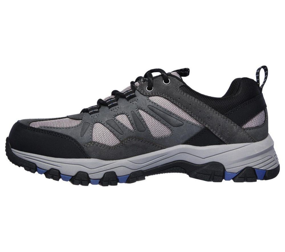 Skechers Relaxed Fit: Selmen - Enago Men's Hiking Shoes Grey Black | NGDE59412