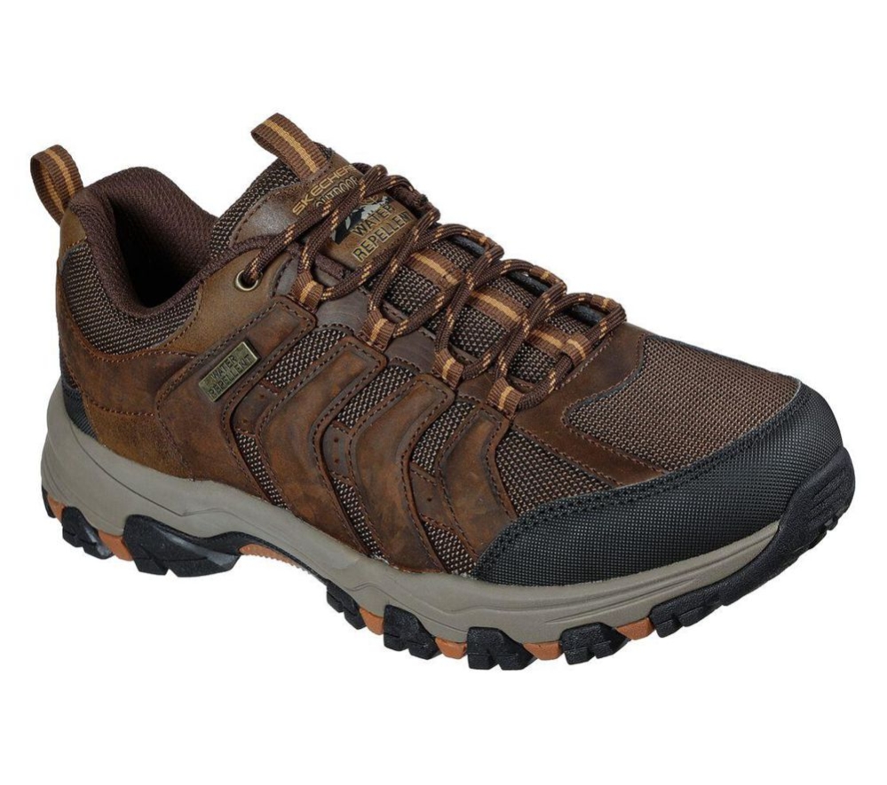 Skechers Relaxed Fit: Selmen - Lorago Men\'s Hiking Shoes Brown | SNXK07918