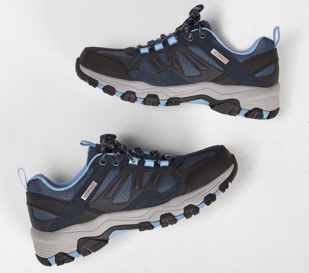 Skechers Relaxed Fit: Selmen - West Highland Women's Hiking Shoes Navy Grey Black | BVWQ85216