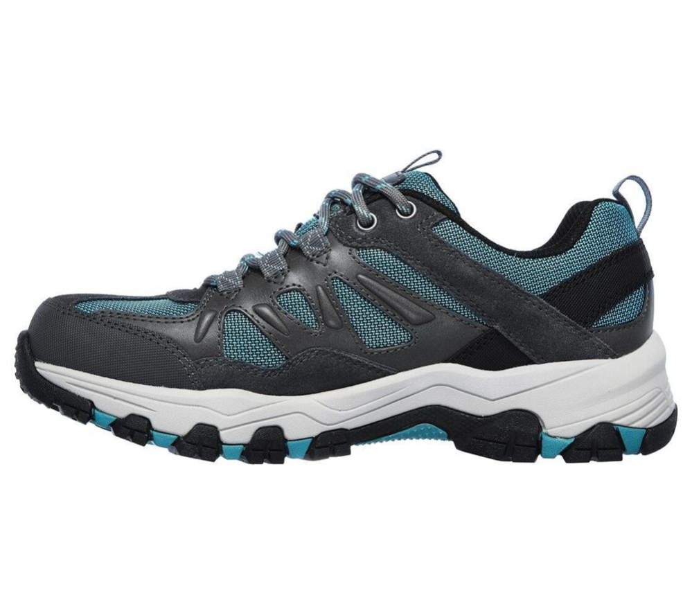 Skechers Relaxed Fit: Selmen - West Highland Women's Hiking Shoes Grey Blue | WHFR54069