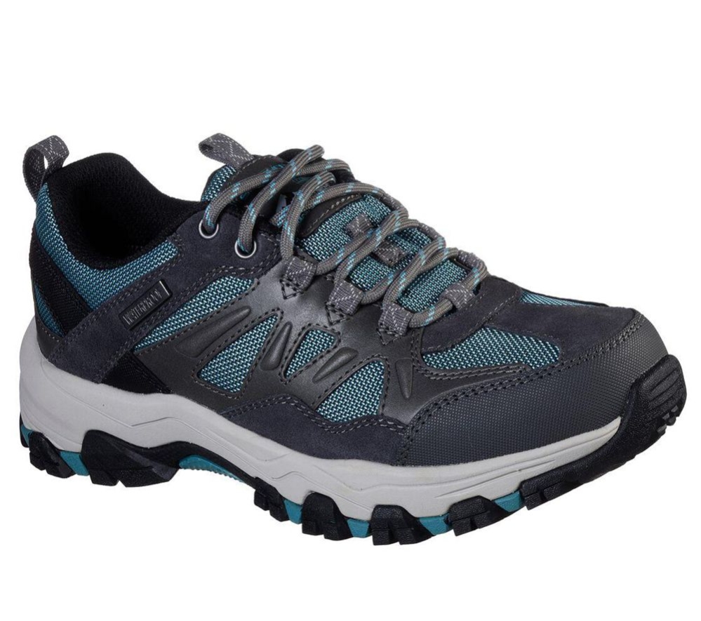 Skechers Relaxed Fit: Selmen - West Highland Women\'s Hiking Shoes Grey Blue | WHFR54069