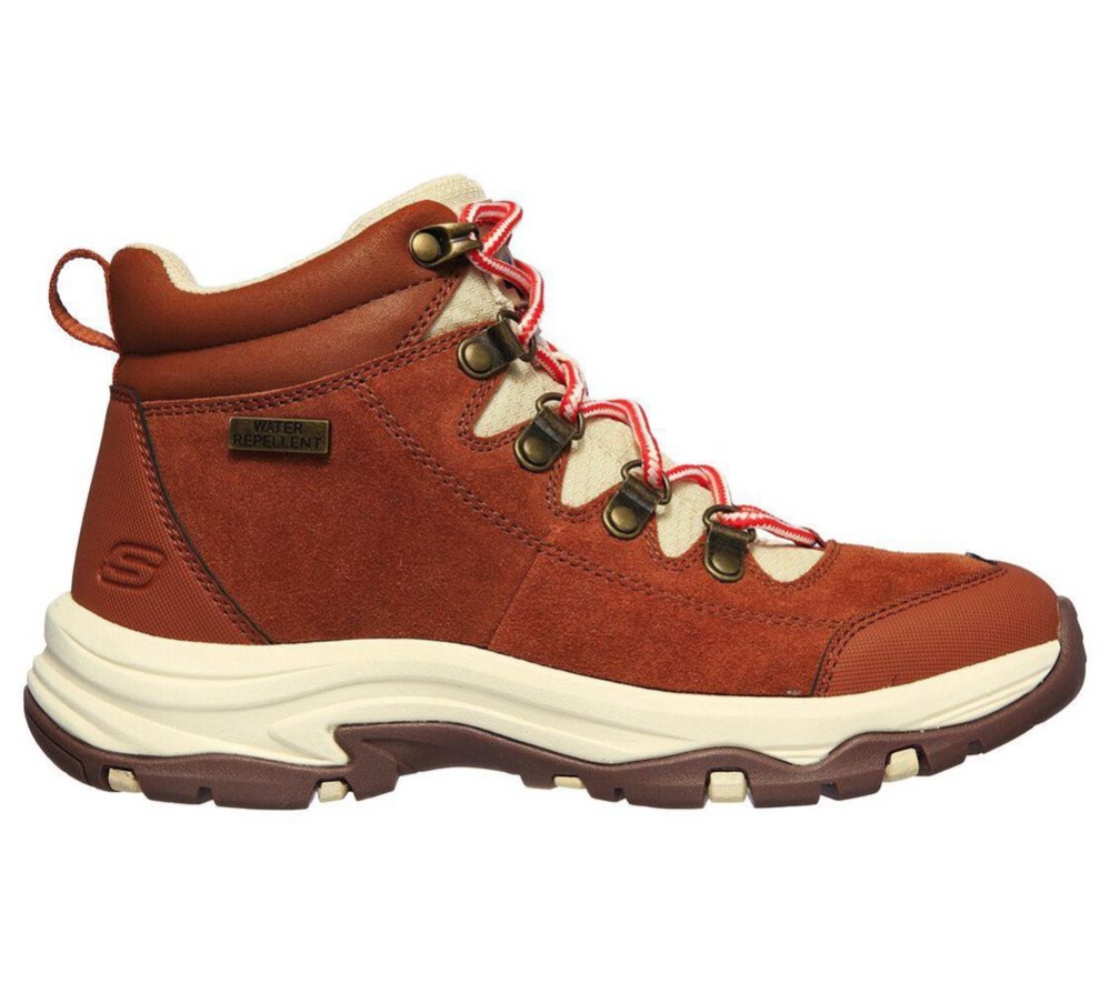 Skechers Relaxed Fit: Trego - El Capitan Women's Hiking Boots Brown | KPJI30456