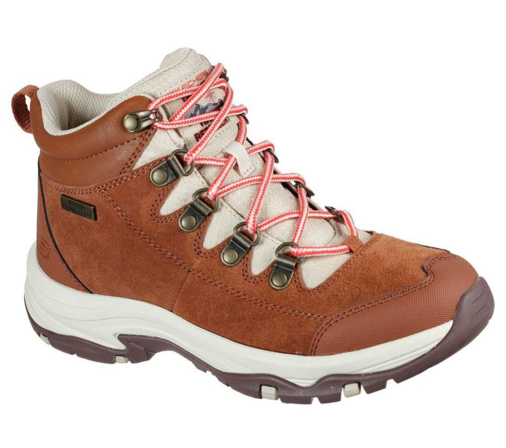Skechers Relaxed Fit: Trego - El Capitan Women\'s Hiking Boots Brown | KPJI30456