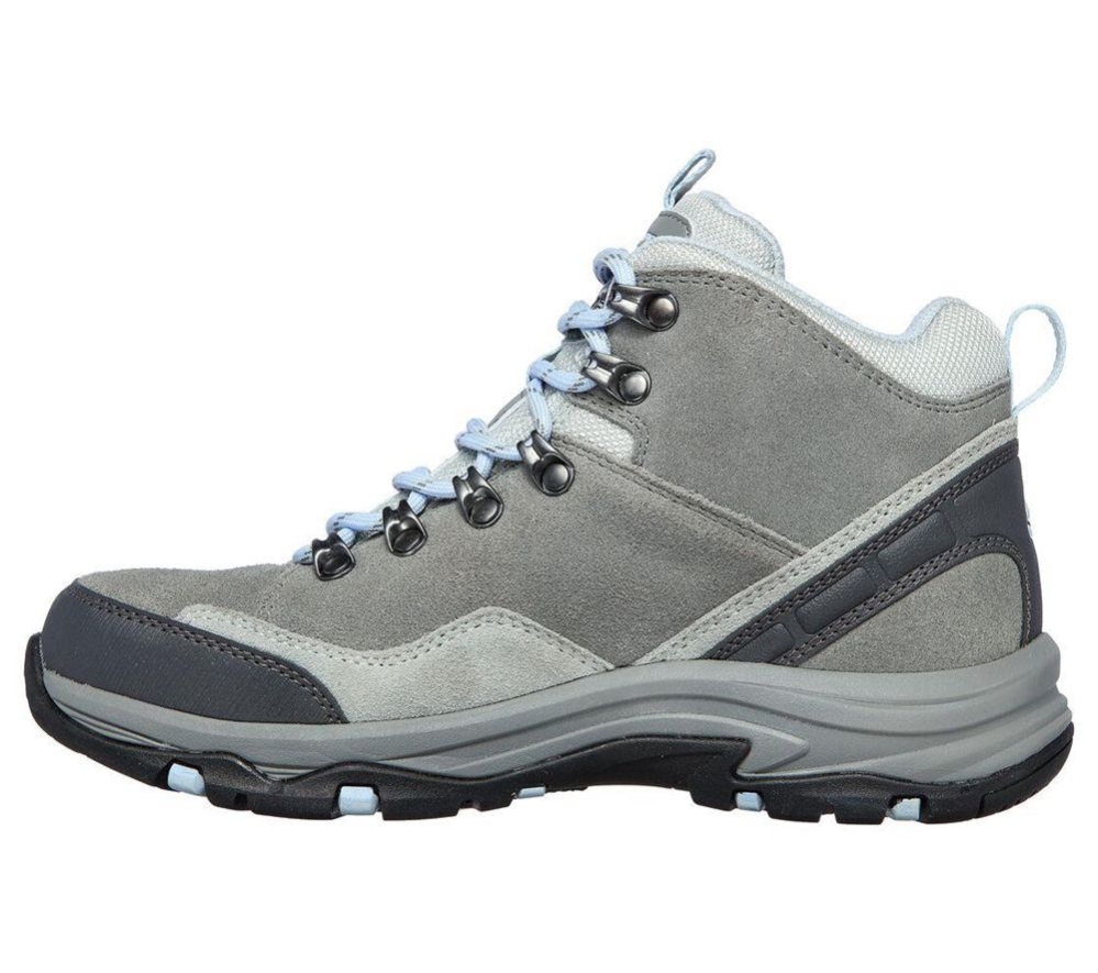 Skechers Relaxed Fit: Trego - Rocky Mountain Women's Hiking Boots Grey Black | EHGA46930