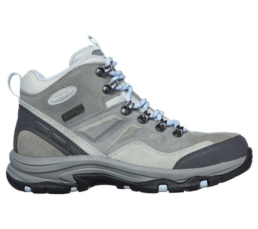 Skechers Relaxed Fit: Trego - Rocky Mountain Women's Hiking Boots Grey Black | EHGA46930