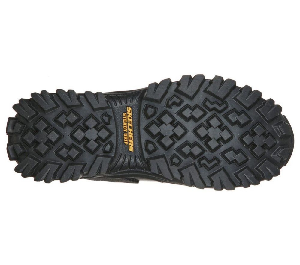 Skechers Relaxed Fit: Trekson - Grapel Men's Hiking Boots Black | UPET28964