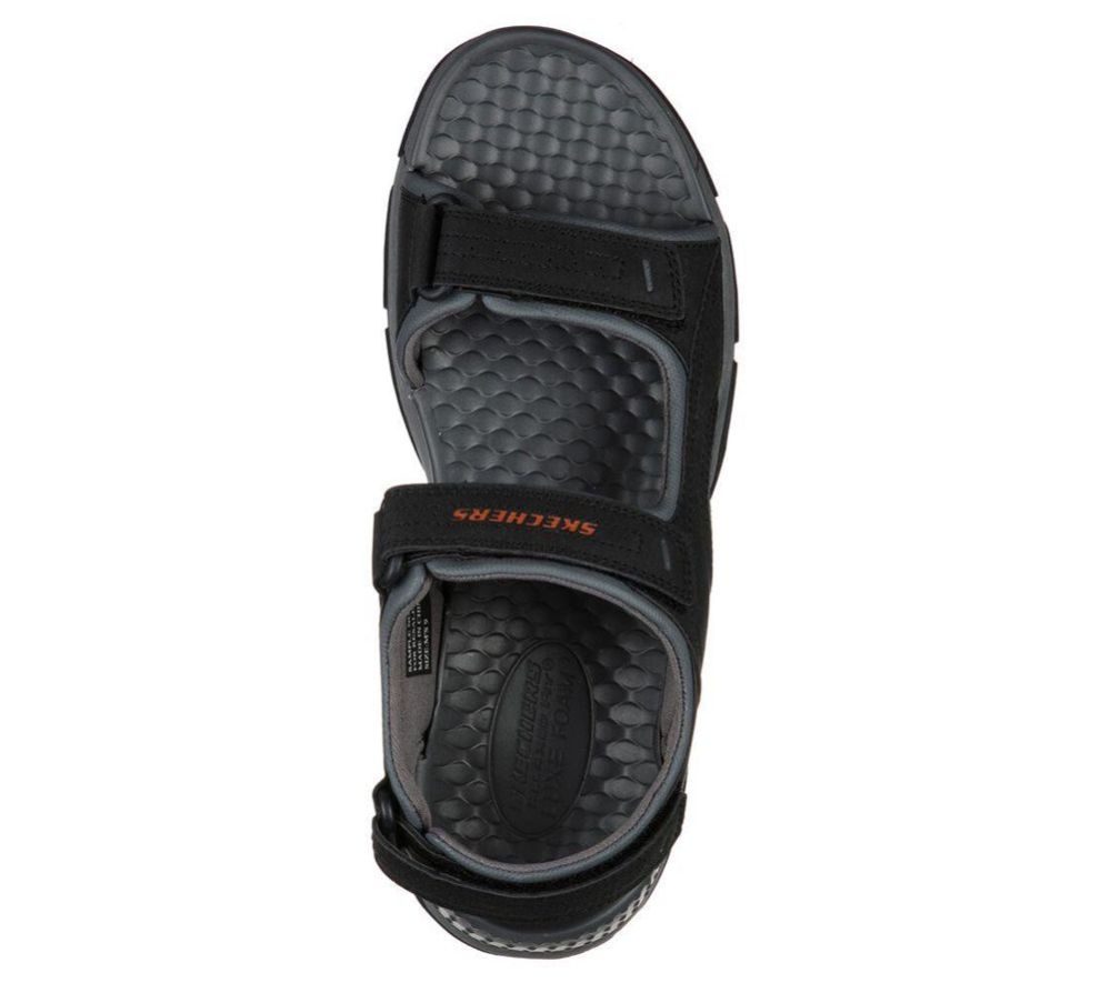 Skechers Relaxed Fit: Tresmen - Garo Men's Sandals Black | PJGR15374
