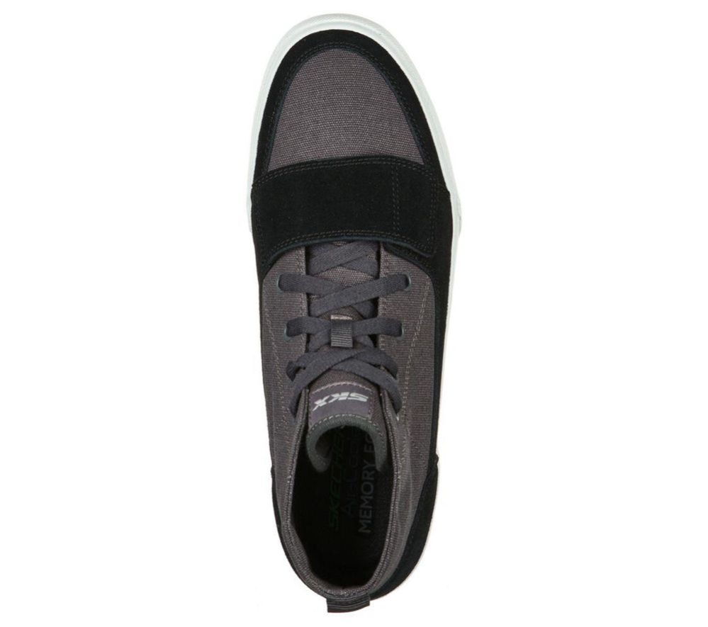Skechers SC - Hickory Men's Trainers Grey Black | KIUY26845