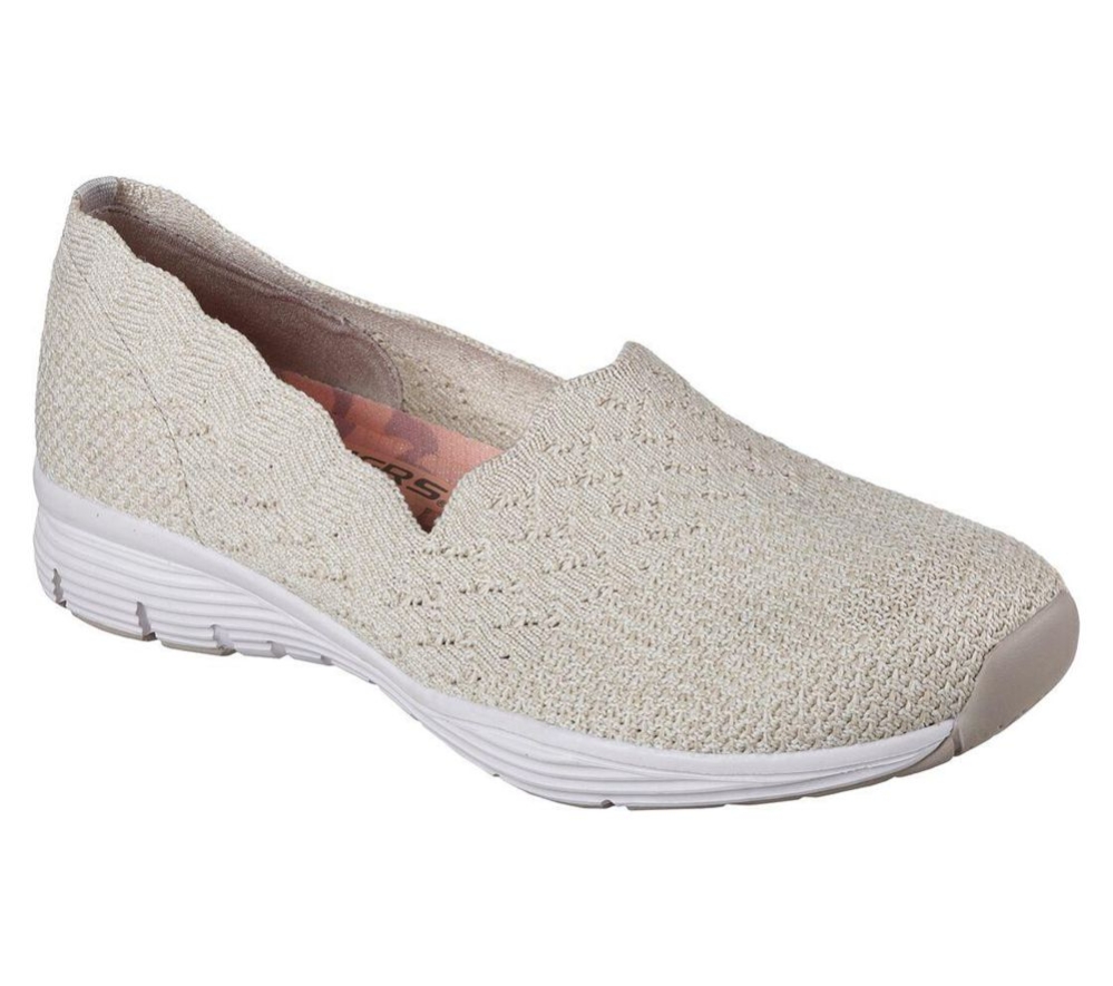 Skechers Seager - Stat Women\'s Trainers Beige | EBHT43520