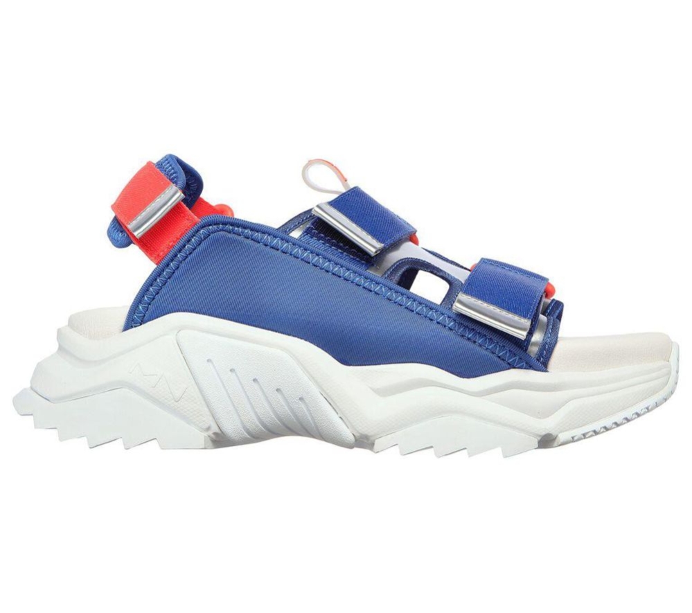 Skechers Smart Block - Ravi Women's Sandals Blue Red | DOZI43279