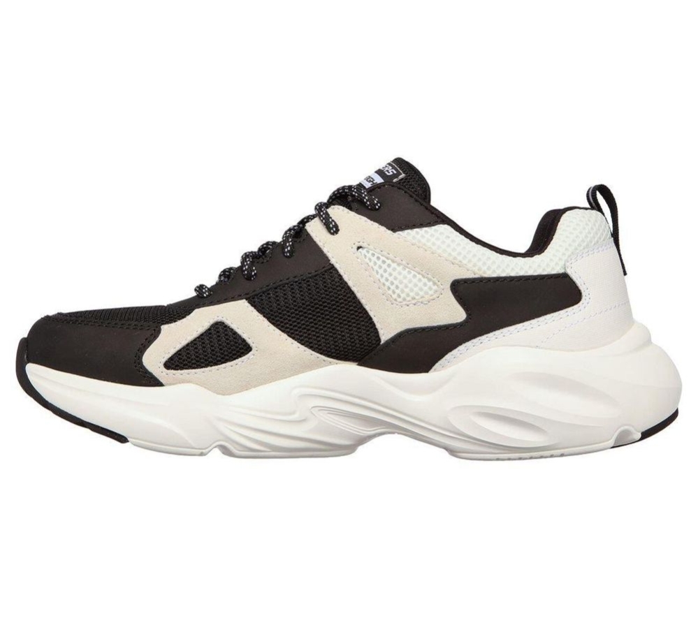 Skechers Stamina Airy - Neurolock Men's Training Shoes Black White | KSZQ02653