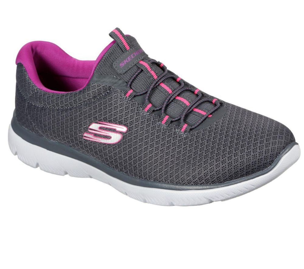 Skechers Summits Women\'s Trainers Grey Purple | RKUW76450