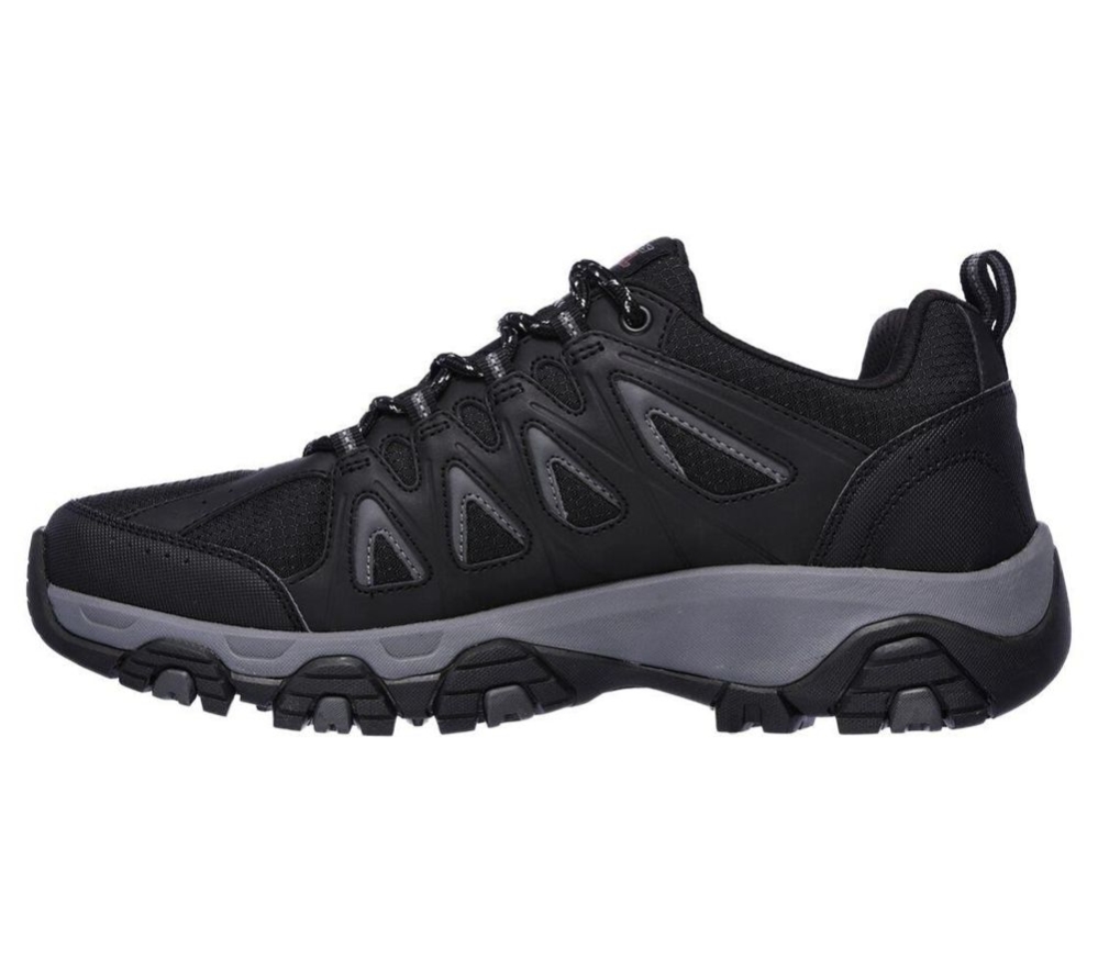 Skechers Terrabite Men's Hiking Shoes Black Grey | NHUO13804