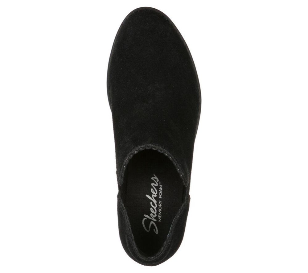 Skechers Texas - Midwest Shine Women's Ankle Boots Black | RSYT82736