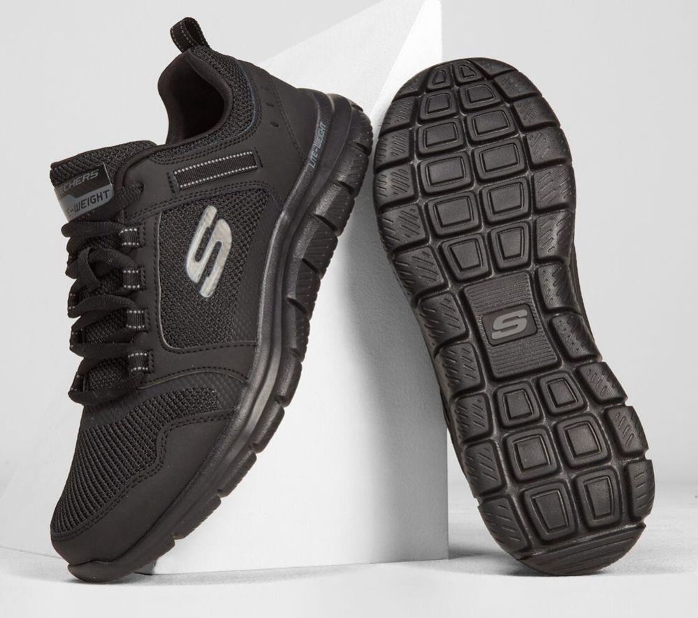 Skechers Track - Knockhill Men's Training Shoes Black | XTRD56713