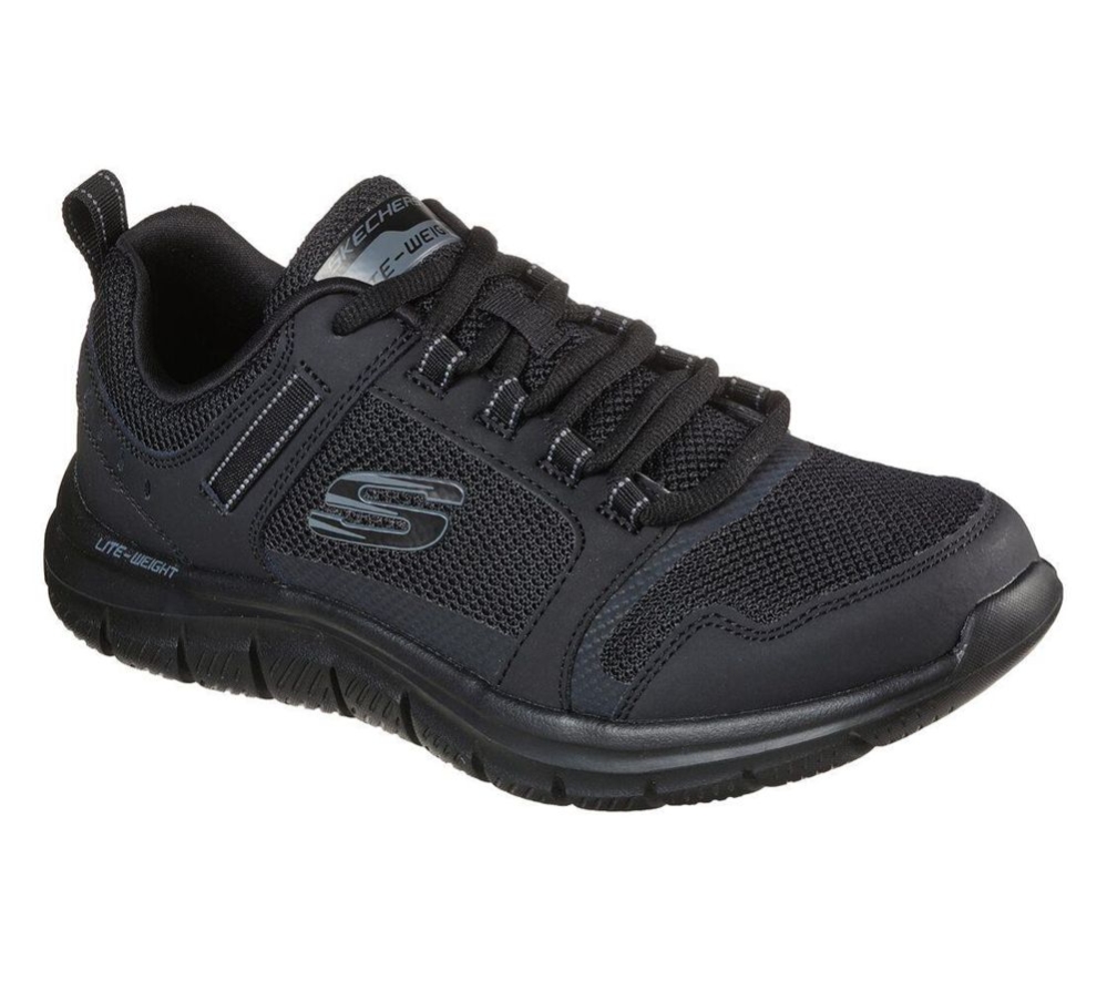 Skechers Track - Knockhill Men\'s Training Shoes Black | XTRD56713