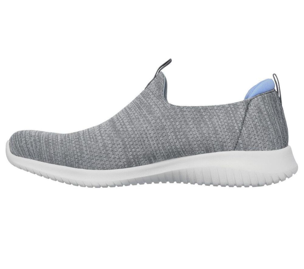 Skechers Ultra Flex - Gracious Touch Women's Trainers Grey Blue | XBLW18459