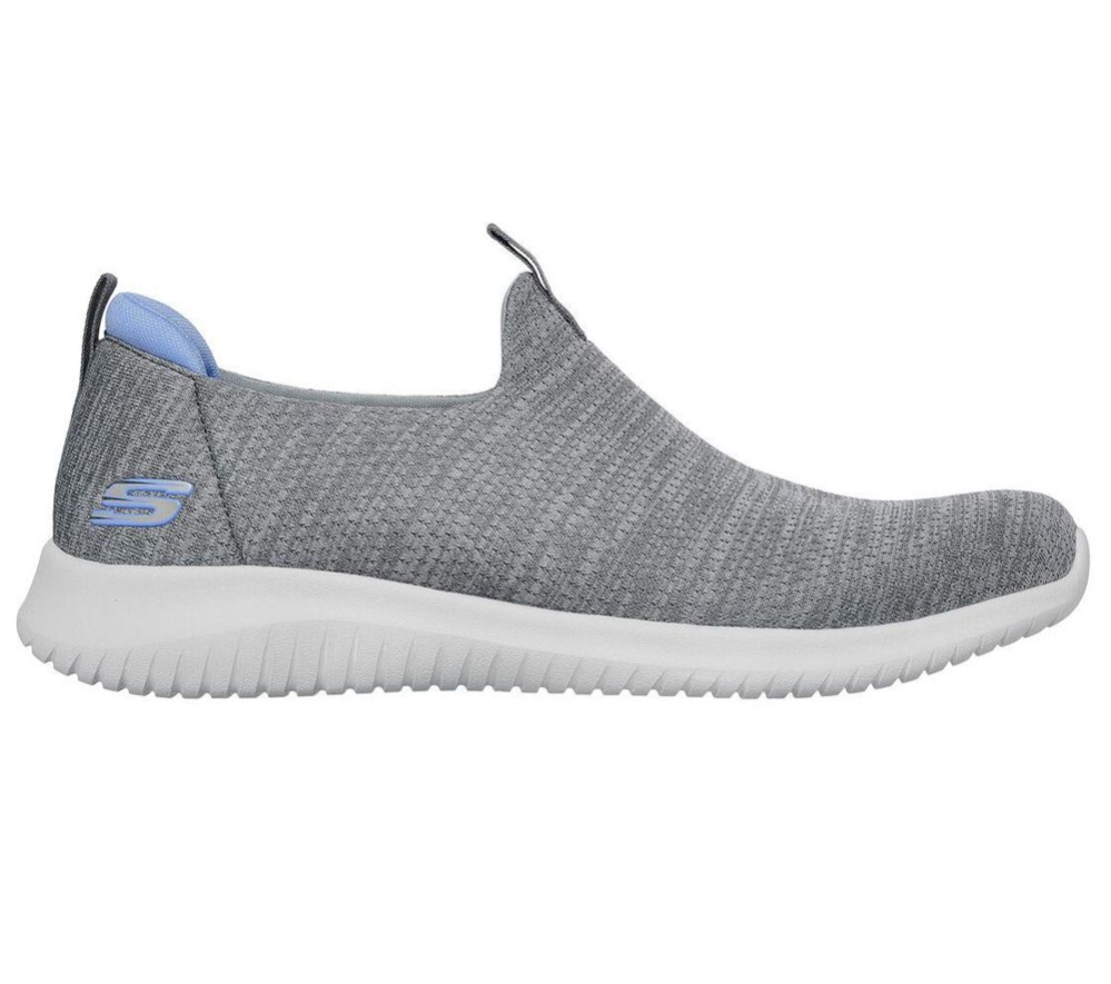 Skechers Ultra Flex - Gracious Touch Women's Trainers Grey Blue | XBLW18459