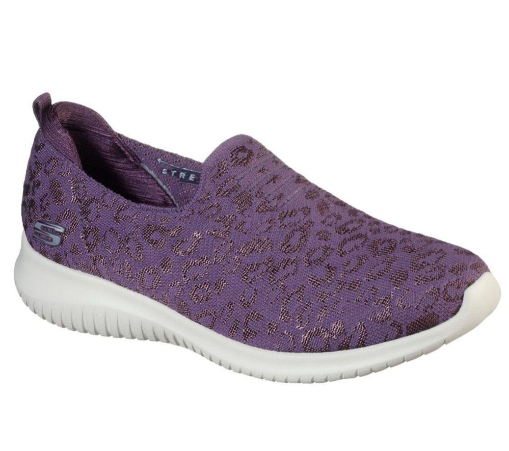 Skechers Ultra Flex - Weekend Trip Women\'s Trainers Purple | QJKW39257