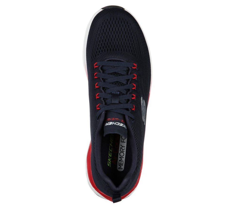 Skechers Ultra Groove - Templar Men's Training Shoes Navy Red | TAVF96473