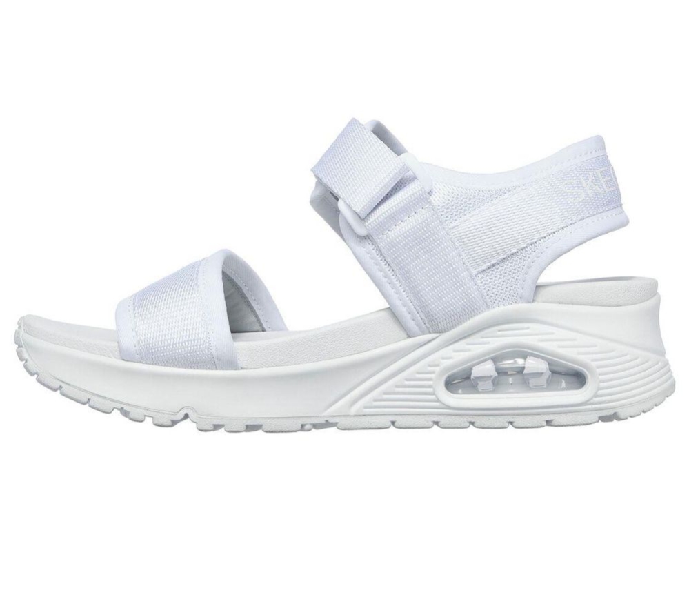 Skechers Uno - New Sesh Women's Sandals White | LOTD32918