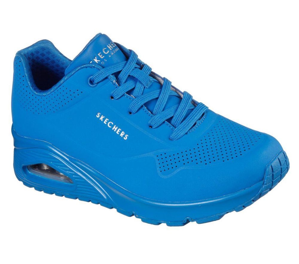 Skechers Uno - Night Shades Women\'s Trainers Blue | UWTI63528