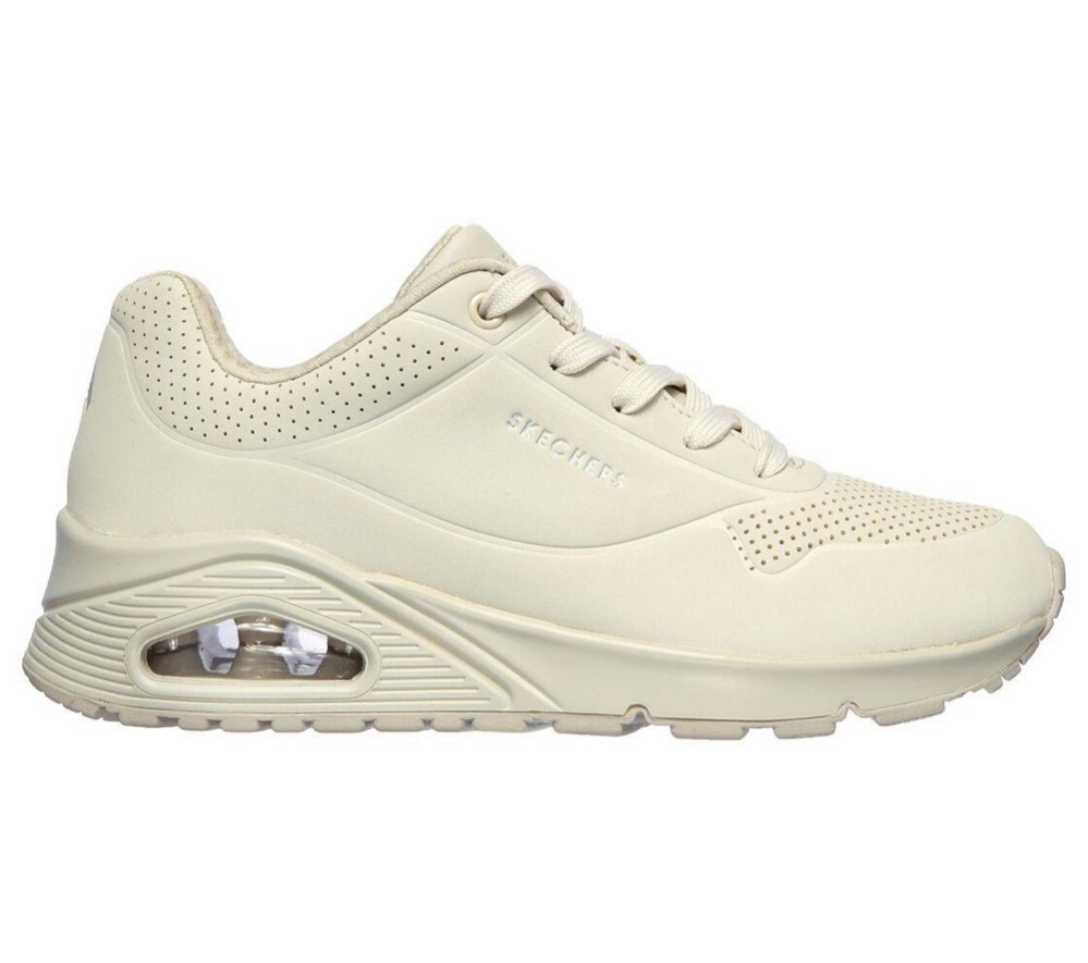 Skechers Uno - Stand On Air Women's Trainers White | JUMS71869