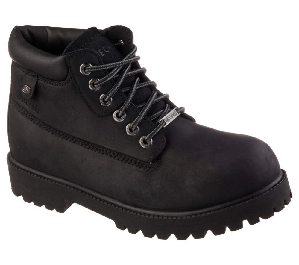 Skechers Verdict Men\'s Winter Boots Black | EQWR96852