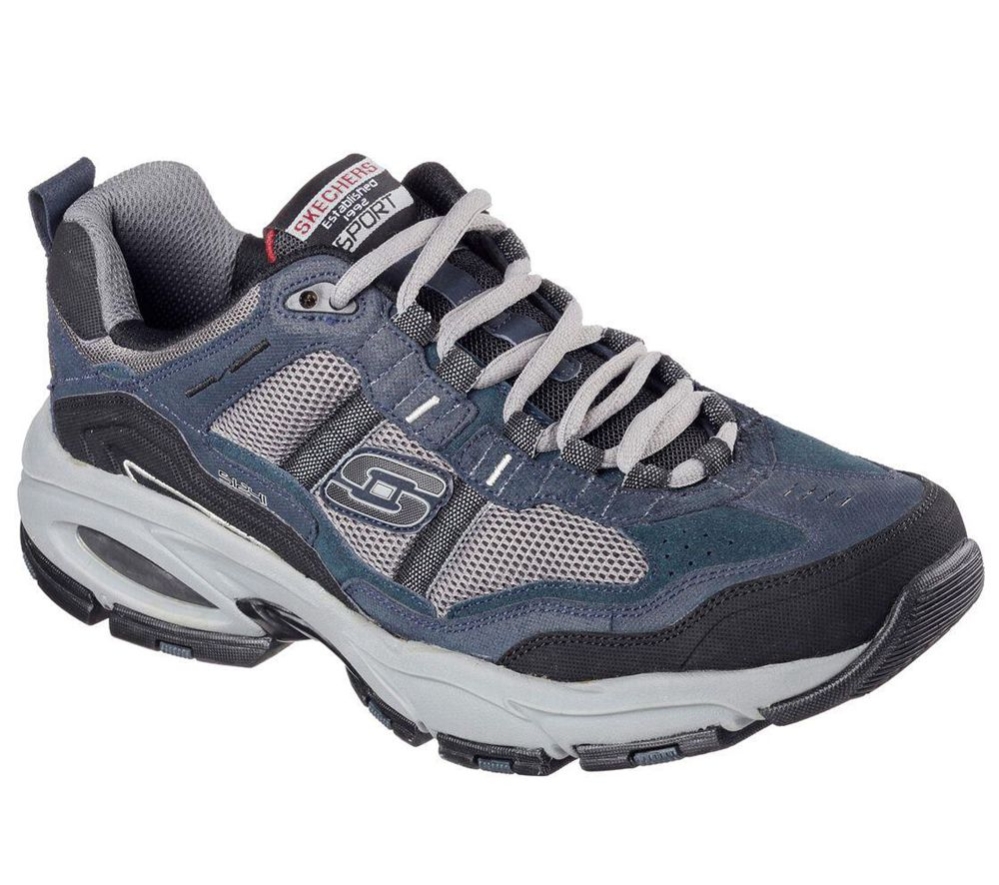 Skechers Vigor 2.0 - Trait Men\'s Training Shoes Navy Grey | UZDN46875