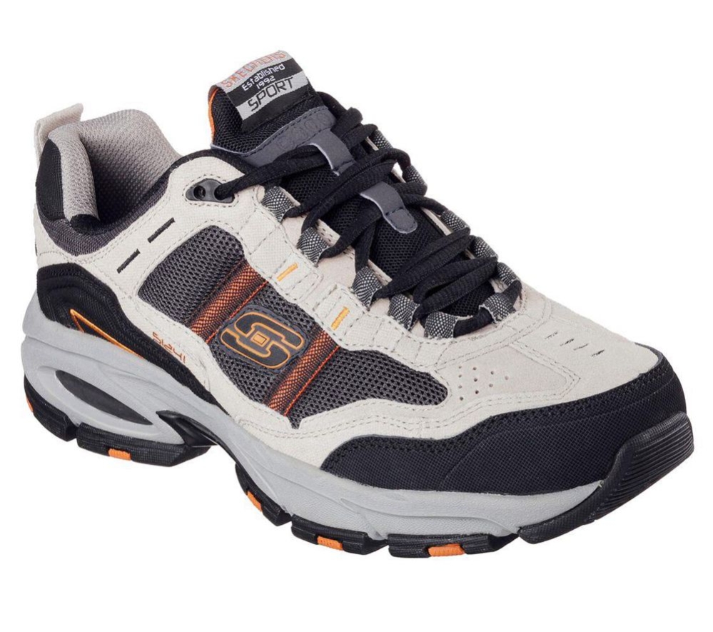 Skechers Vigor 2.0 - Trait Men\'s Training Shoes Grey Black | WEJQ81435