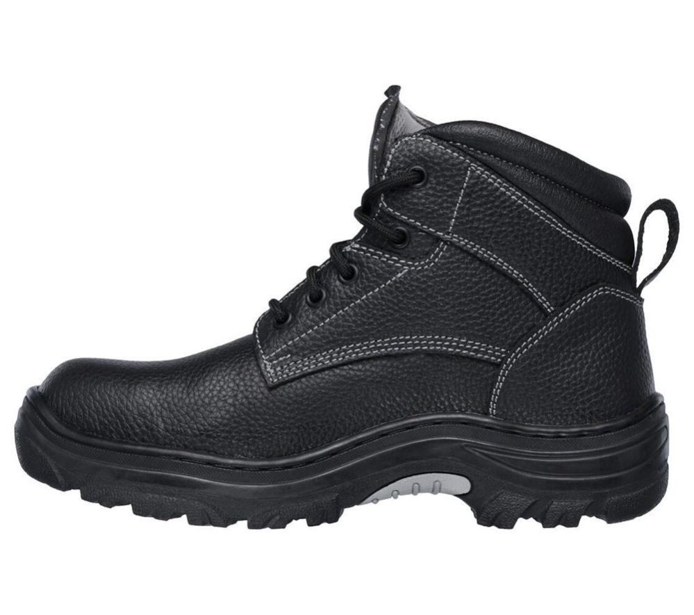 Skechers Work: Burgin - Tarlac ST Men's Work Boots Black | UVQC16395