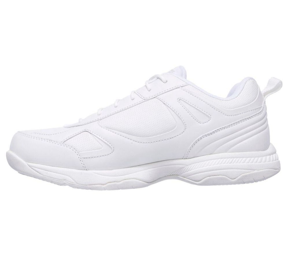 Skechers Work Relaxed Fit: Dighton SR Men's Trainers White | FLKQ09651