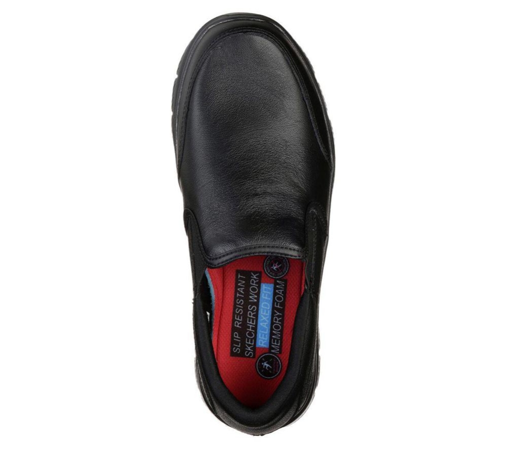 Best Deals Skechers Loafers Online Work Relaxed Fit Flex Advantage Sr Bronwood Mens Black