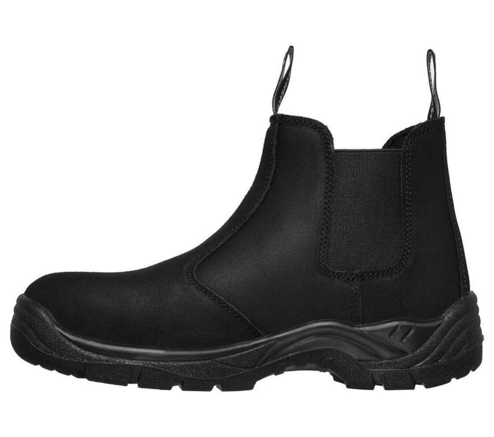 Skechers Work: Tapter ST Men's Work Boots Black | DWRZ84569