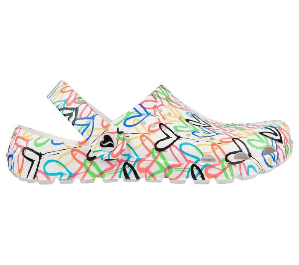 Skechers x JGoldcrown: Footsteps - More Love Women's Clogs White Multicolor | RIGP75601