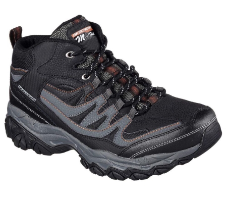 Skechers After Burn Memory Fit - Geardo Men's Training Shoes Black Grey | WXTR28457