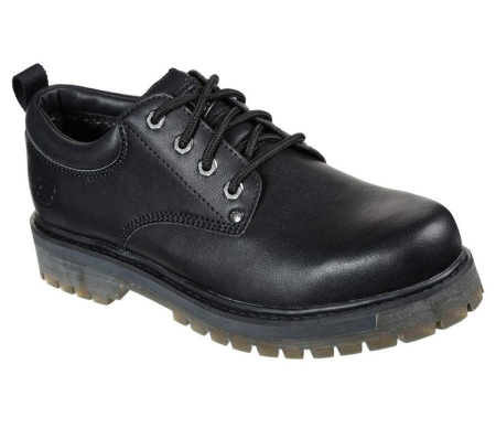 Skechers Alley Cats - Mesago Men's Oxford Shoes Black | EQBZ02167