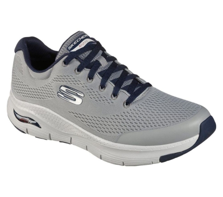 Skechers Arch Fit Men's Training Shoes Grey Navy | EPUJ41832