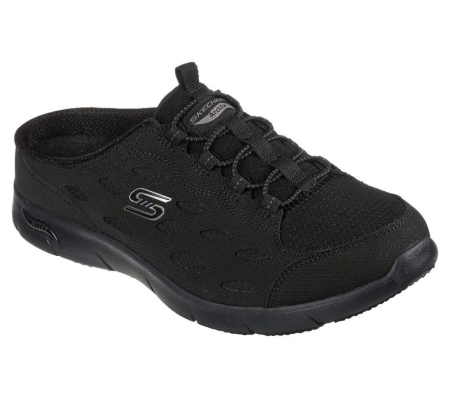 Skechers Arch Fit Refine - Lucky Breeze Women's Walking Shoes Black | AWHF30285