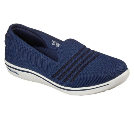 Skechers Arch Fit Uplift - Cutting Edge Women's Trainers Navy | AYGV10496