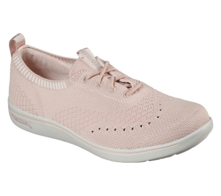 Skechers Arch Fit Uplift - Stunner Women's Trainers Pink | LXZW05246