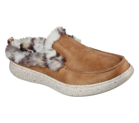 Skechers BOBS Skipper - Wild Tiger Women's Slippers Brown | QKPA13507