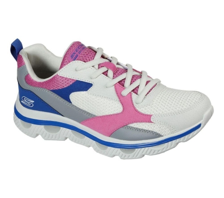 Skechers BOBS Sport Arc Waves - Glide & Fly Women's Trainers White Multicolor | FZEQ47120