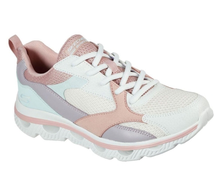 Skechers BOBS Sport Arc Waves - Glide & Fly Women's Trainers Pink Multicolor | TXVE82640