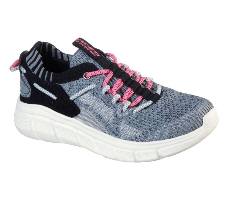 Skechers BOBS Sport B Flex - Cyber Spirit Women's Trainers Grey Black | FVPQ68395