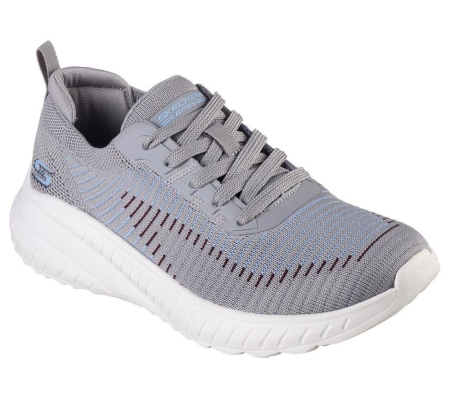 Skechers BOBS Sport Squad Chaos - Renegade Parade Women's Trainers Grey Multicolor | UKLJ65238