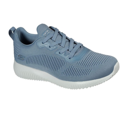 Skechers BOBS Sport Squad - Tough Talk Women's Trainers Blue | YSHE61809