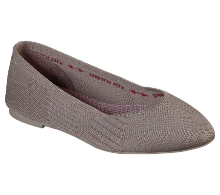 Skechers Cleo - Crave Women's Slip On Shoes Grey | VTMW63401