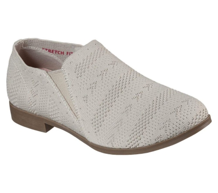 Skechers Cleo Prep - Newsy Women's Slip On Shoes Beige | SOEF14058