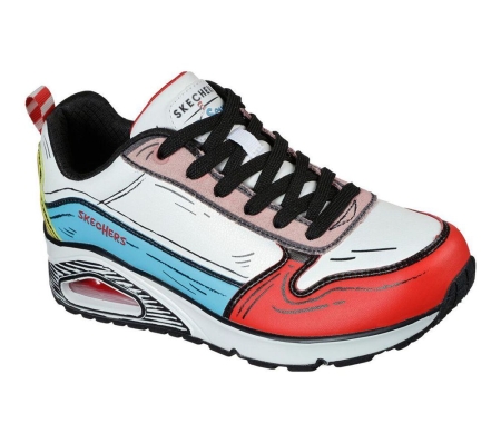 Skechers Dr. Seuss: Uno - Jumps and Kicks Women's Trainers White Multicolor | TAWX86317